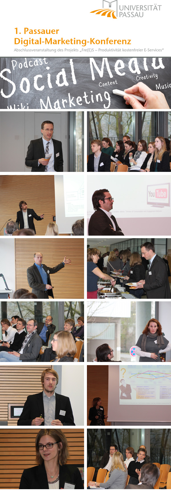 Impressionen 1. Passauer Digital-Marketing-Konferenz