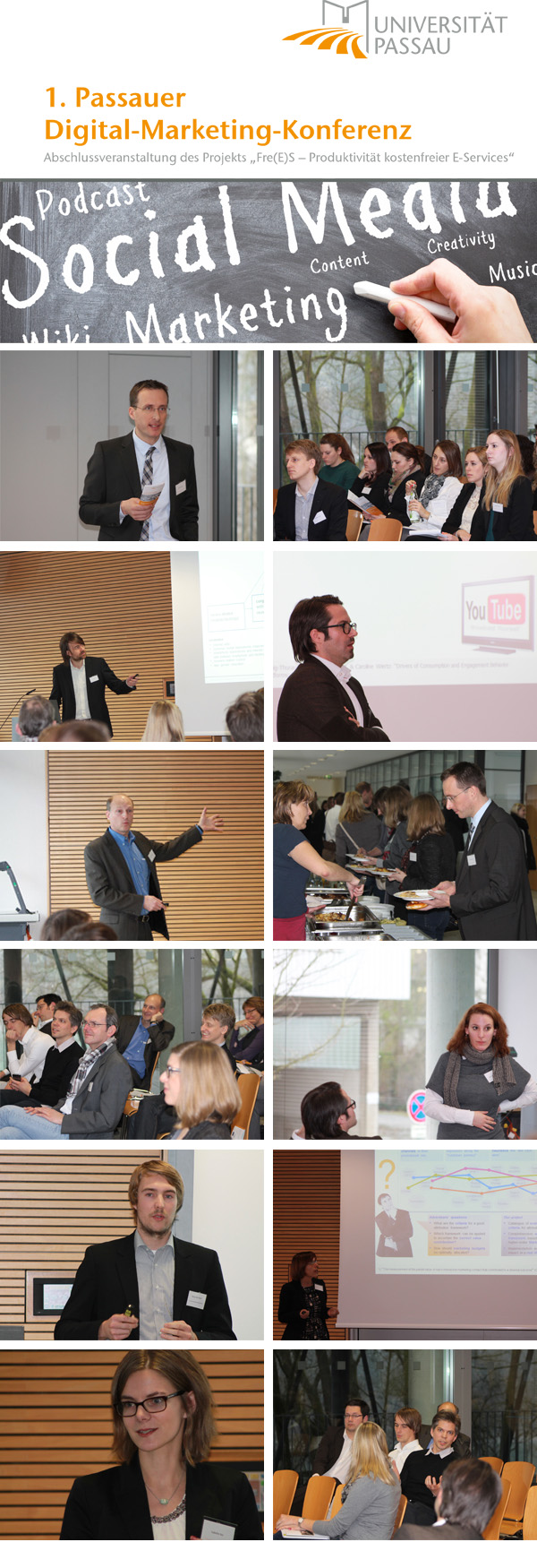 Impressionen 1. Passauer Digital-Marketing-Konferenz